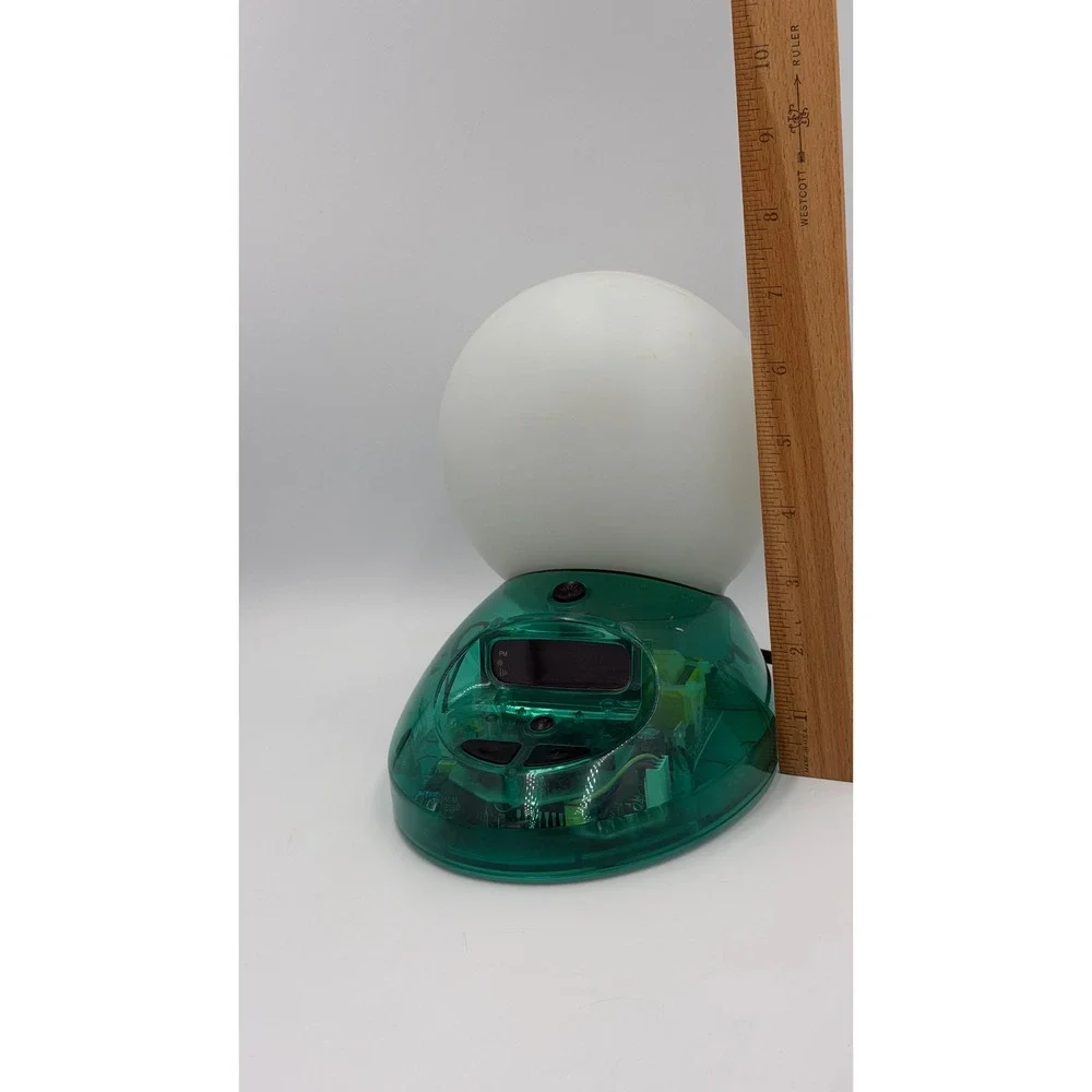 BioBrite EZ Wake SunRise Clock Alarm Light Green Translucent Tested